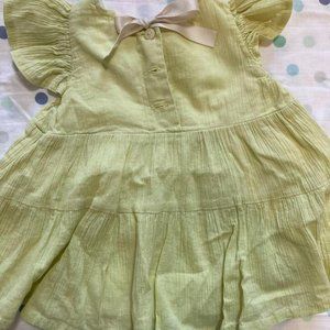 petit main sleeve ruffled knit sweater 80